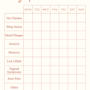 Hormone Symptom Tracker — 8-Week Printable Wellness Tool