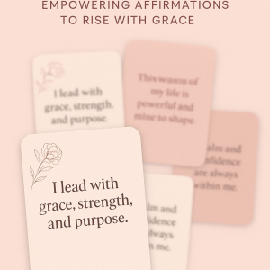 Midlife Magic: 6 Empowering Affirmation Cards for Confidence, Calm & Growth